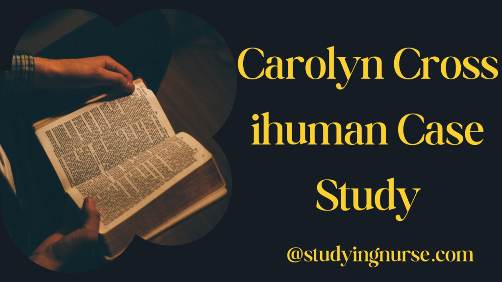 Carolyn Cross ihuman
