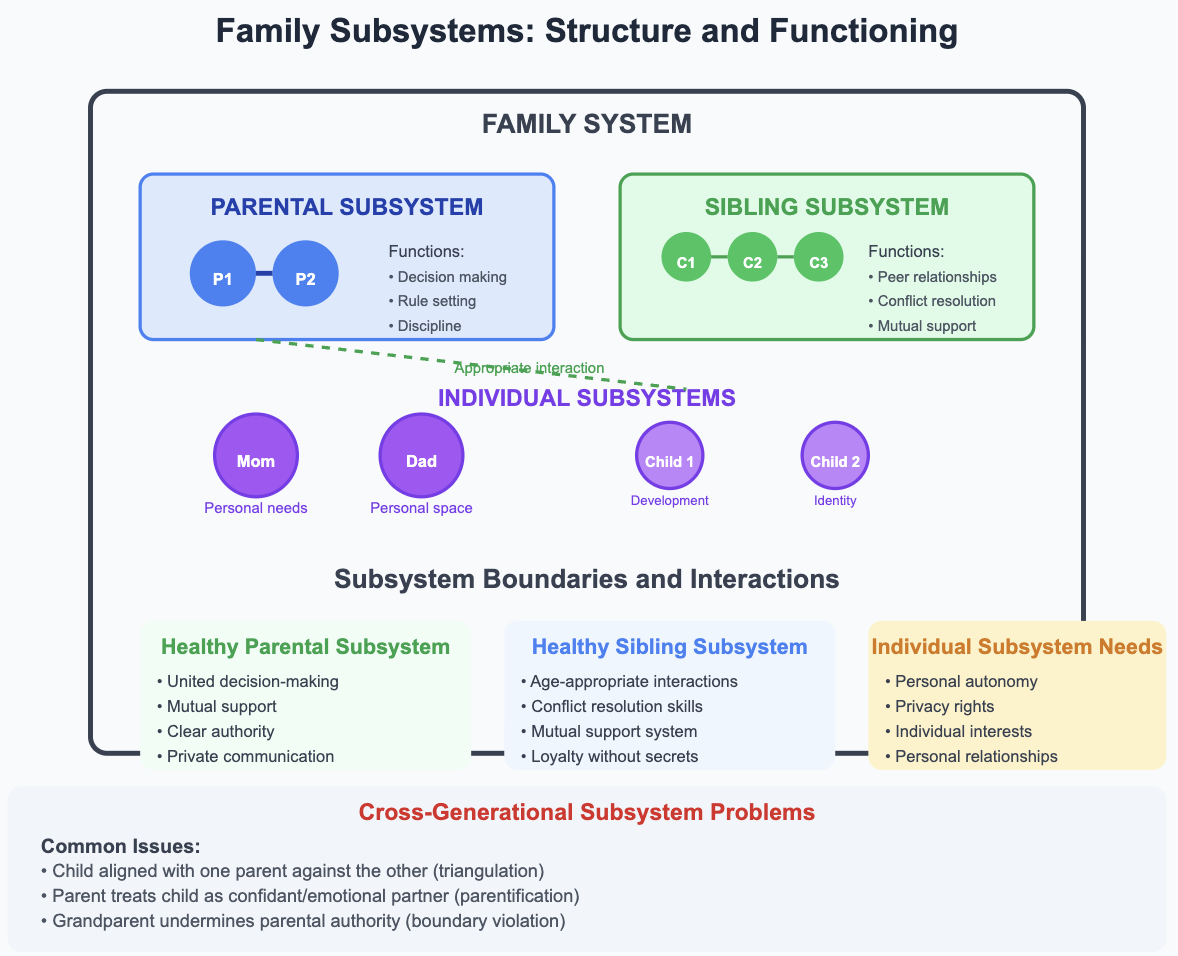 Family Subsystems: Structure and Functioning