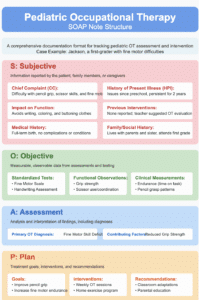 Occupational Therapy OT SOAP Note Example Pediatric Patient