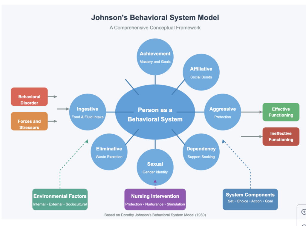 Johnson Behavioral System Model Conceptual Framework