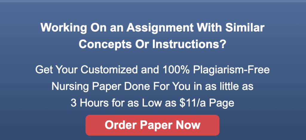 Nursing Essay Writing Service 