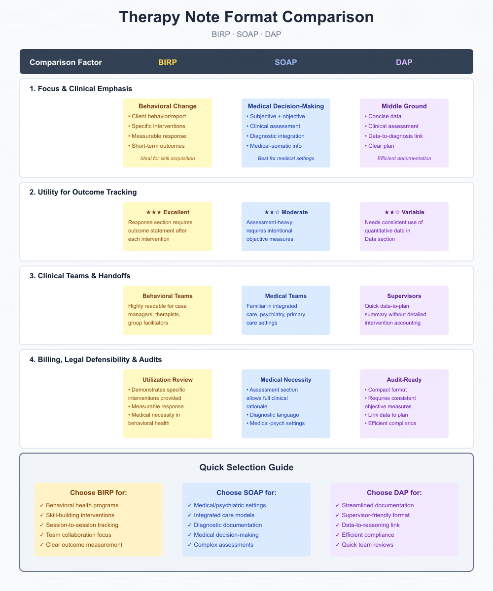 How to Write BIRP Notes